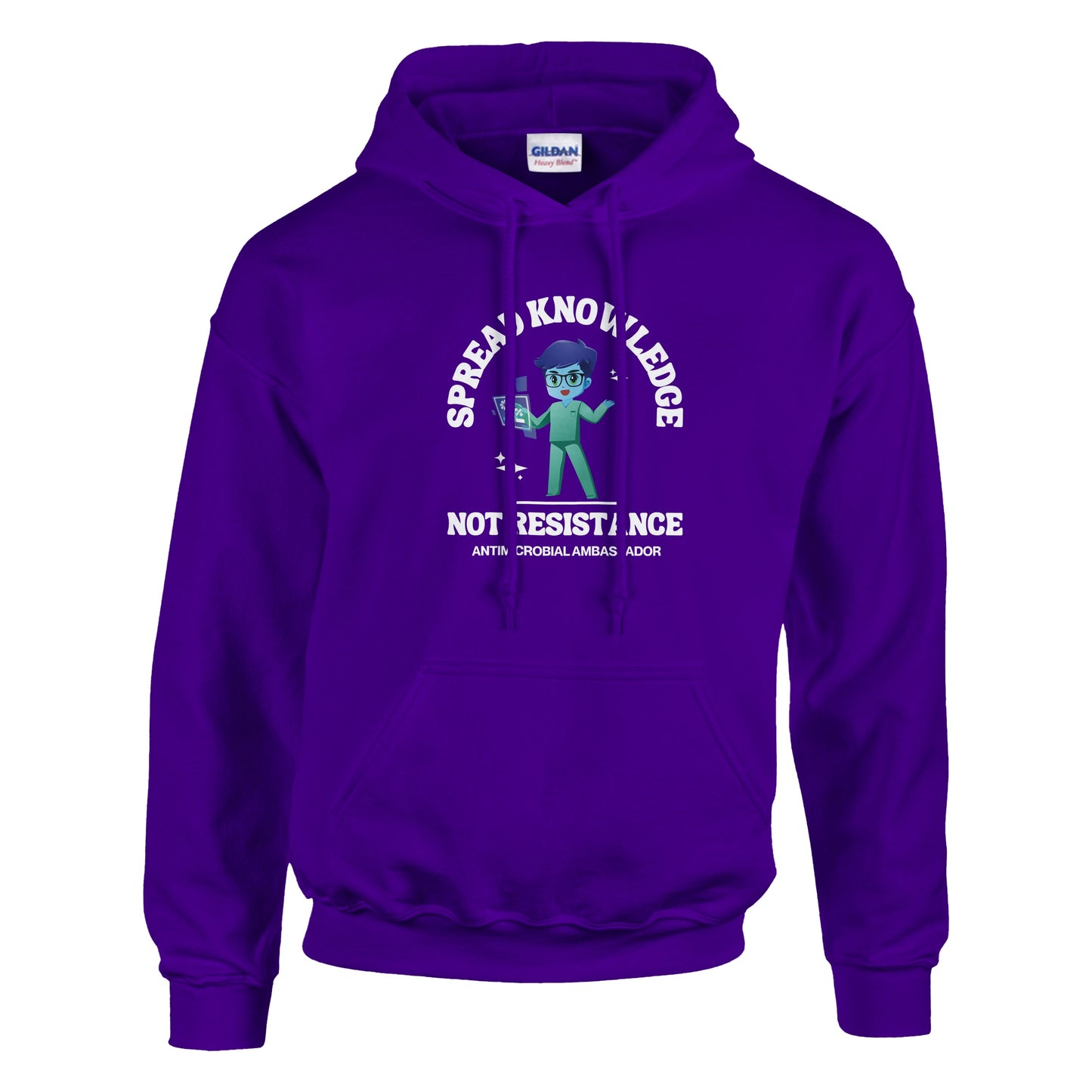 Spread Knowledge, Not Resistance - Pullover Hoodie