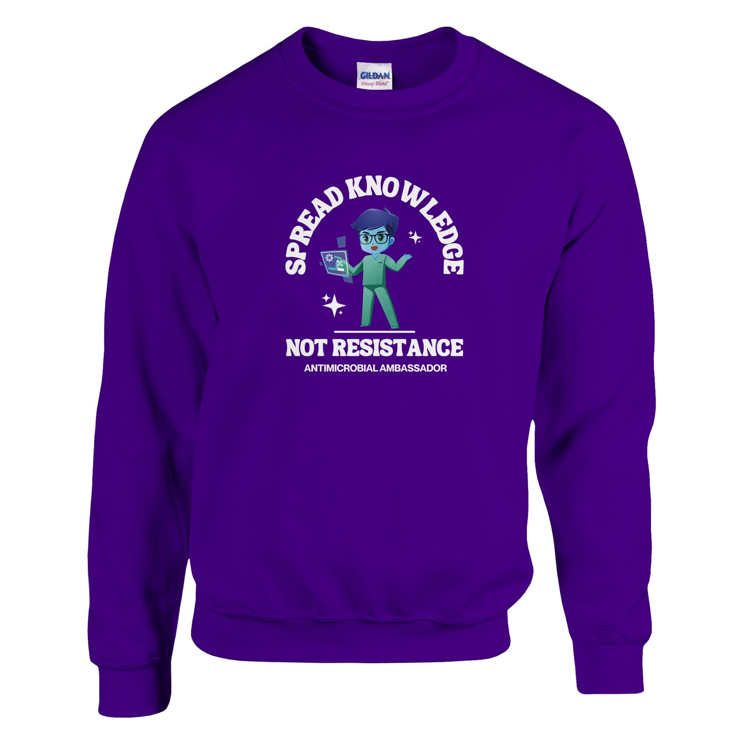 Spread Knowledge, Not Resistance - Crewneck Sweatshirt